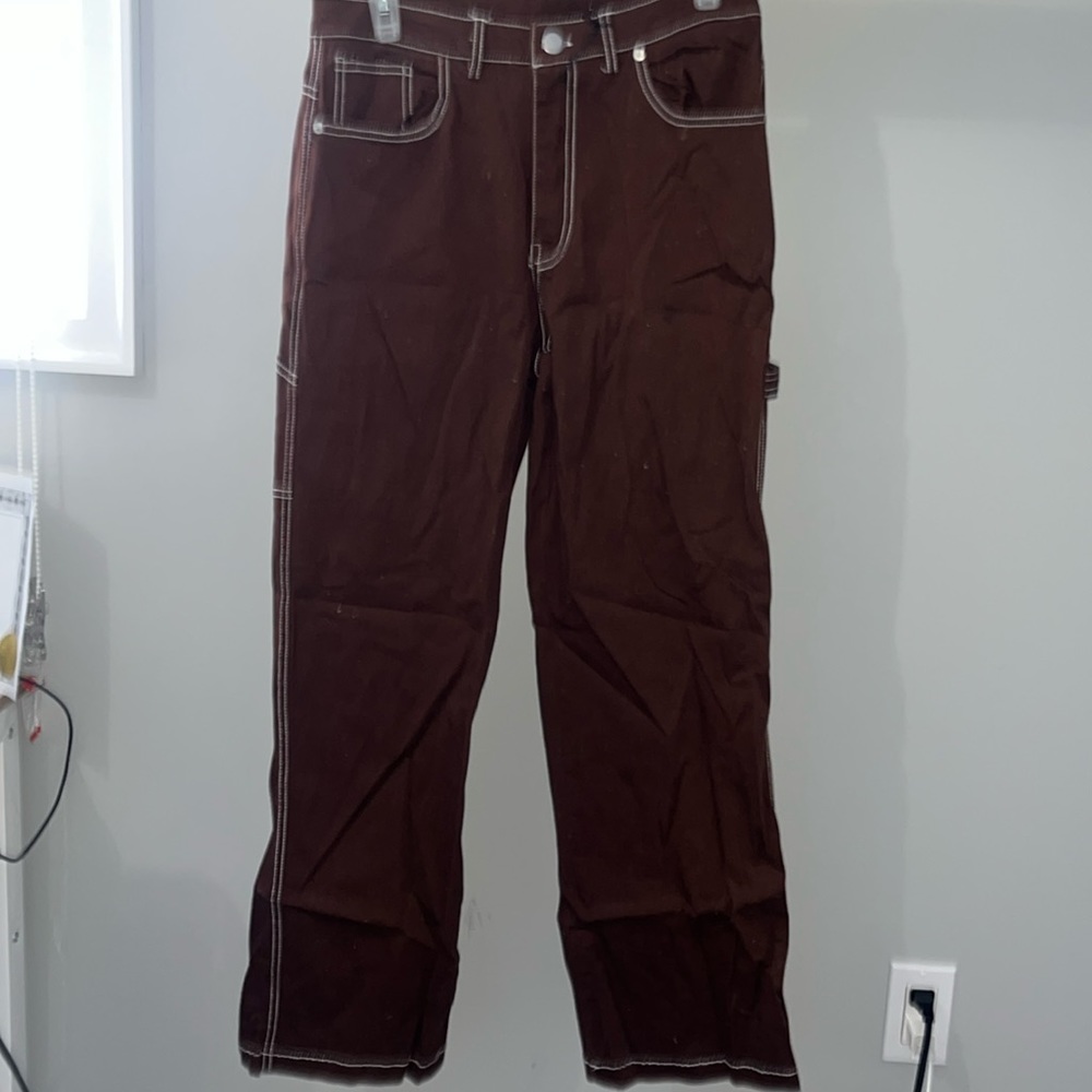 Women’s 9 Brown Straight Leg Cargo Pants